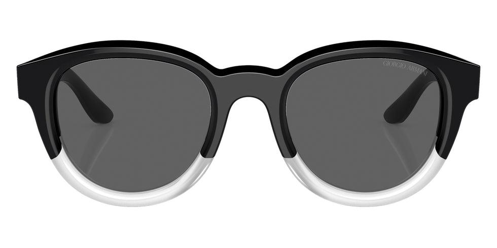 GIORGIO ARMANI AR8181 5996B1 49 - Gradient Black/White / Dark Gray #id:ar81815996b1_s:100100