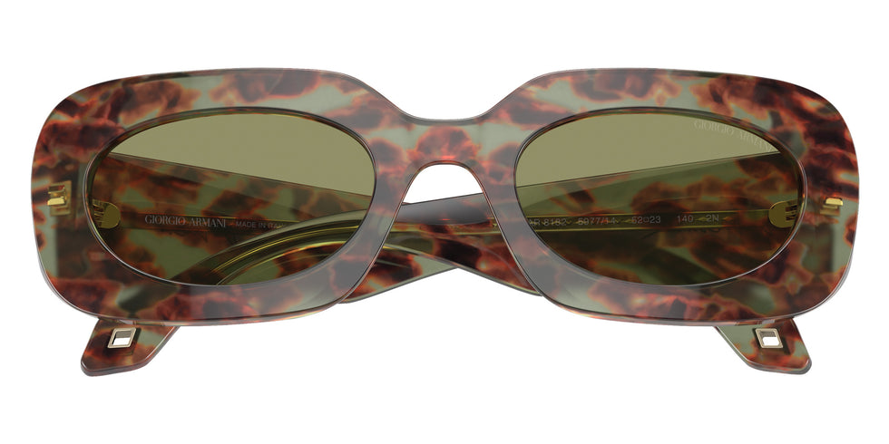 GIORGIO ARMANI AR8182 597714 52 - Green Havana #id:ar8182597714_s:100100