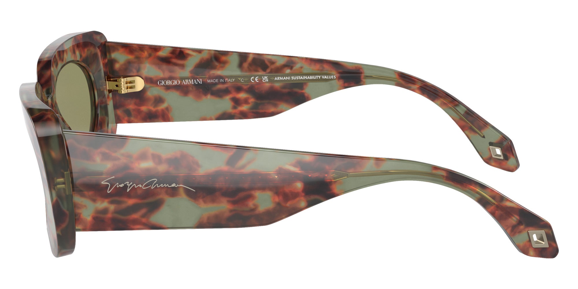 GIORGIO ARMANI AR8182 597714 52 - Green Havana #id:ar8182597714_s:100110