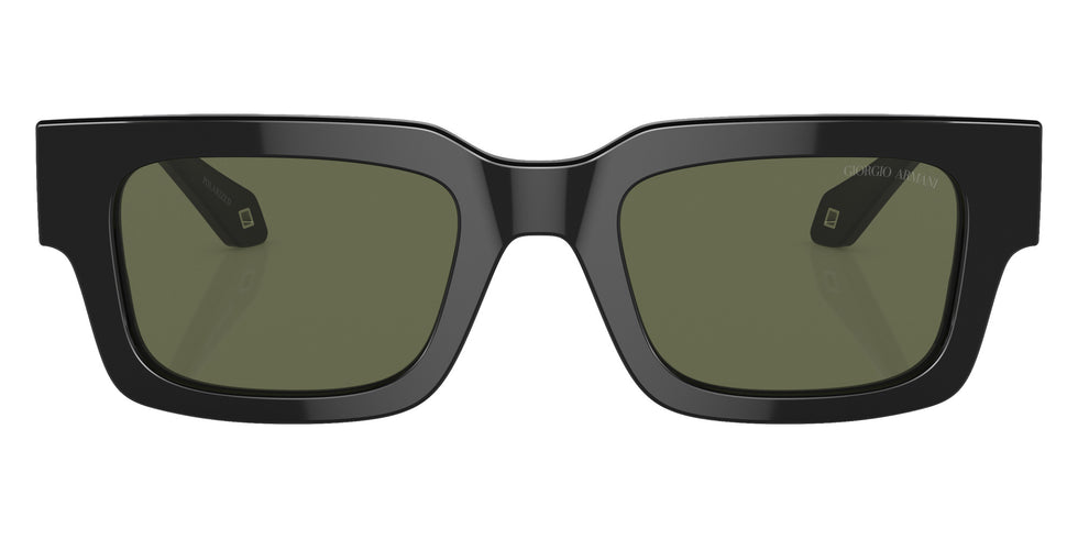 GIORGIO ARMANI AR8184U 587558 52 - Black / Polarized Green #id:ar8184u587558_s:100100