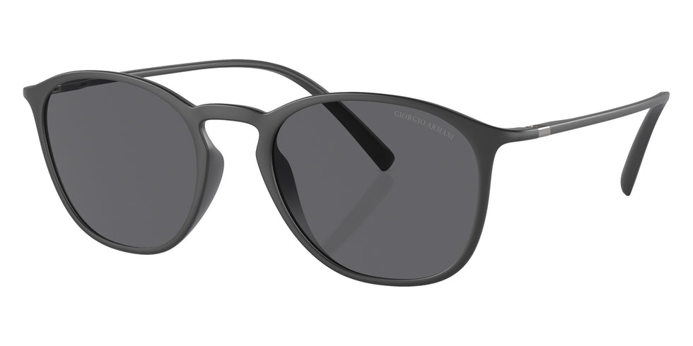 GIORGIO ARMANI AR8186U 506081 52 - Matte Gray / Polarized Dark Gray #id:ar8186u506081_s:100105