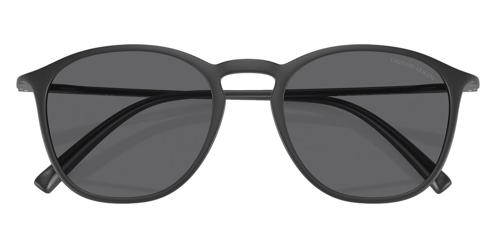 GIORGIO ARMANI AR8186U 506081 52 - Matte Gray / Polarized Dark Gray #id:ar8186u506081_s:100120