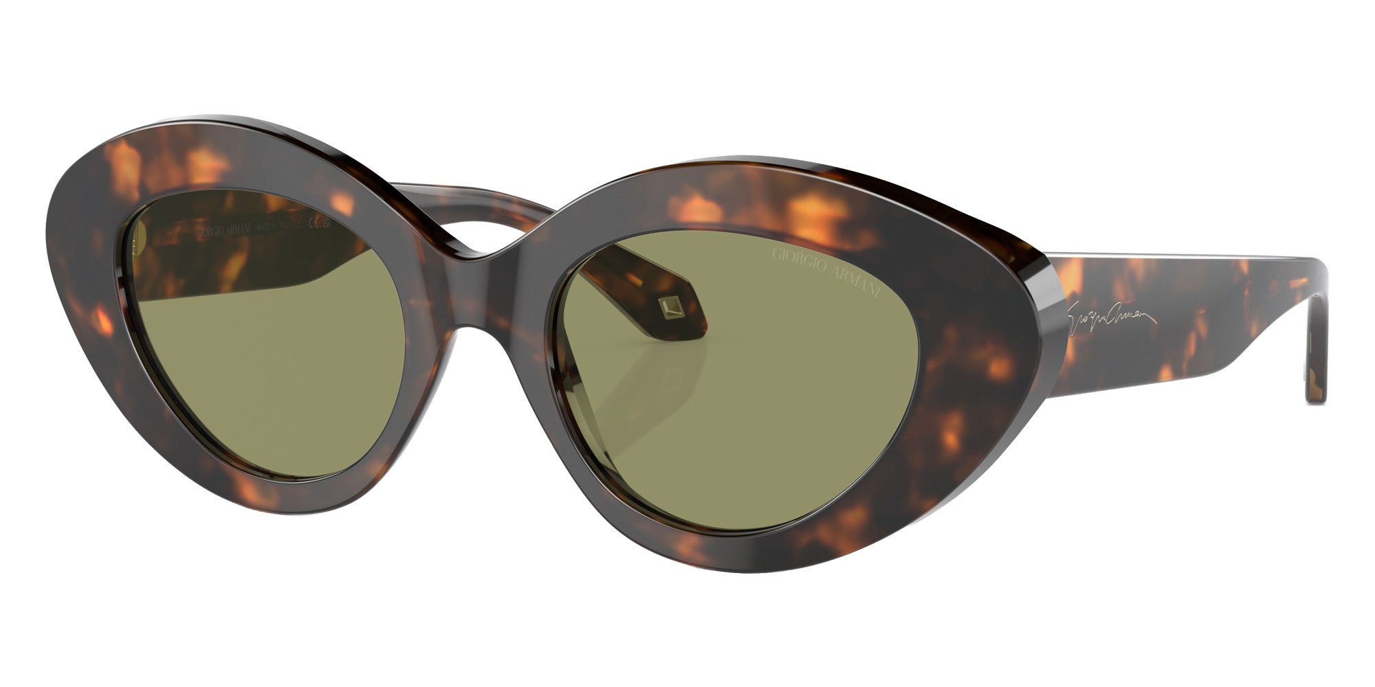 GIORGIO ARMANI AR8188 599314 50 - Honey Havana / Green #id:ar8188599314_s:100105