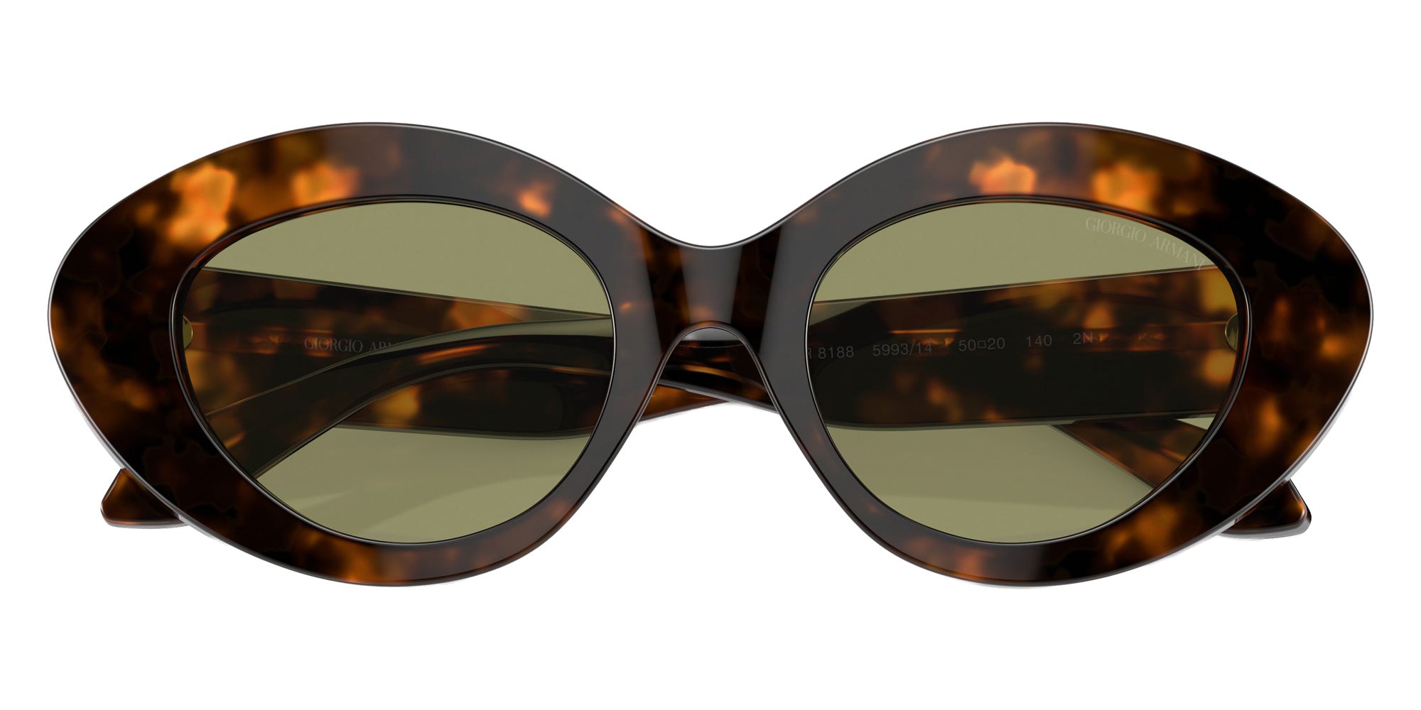 GIORGIO ARMANI AR8188 599314 50 - Honey Havana / Green #id:ar8188599314_s:100120