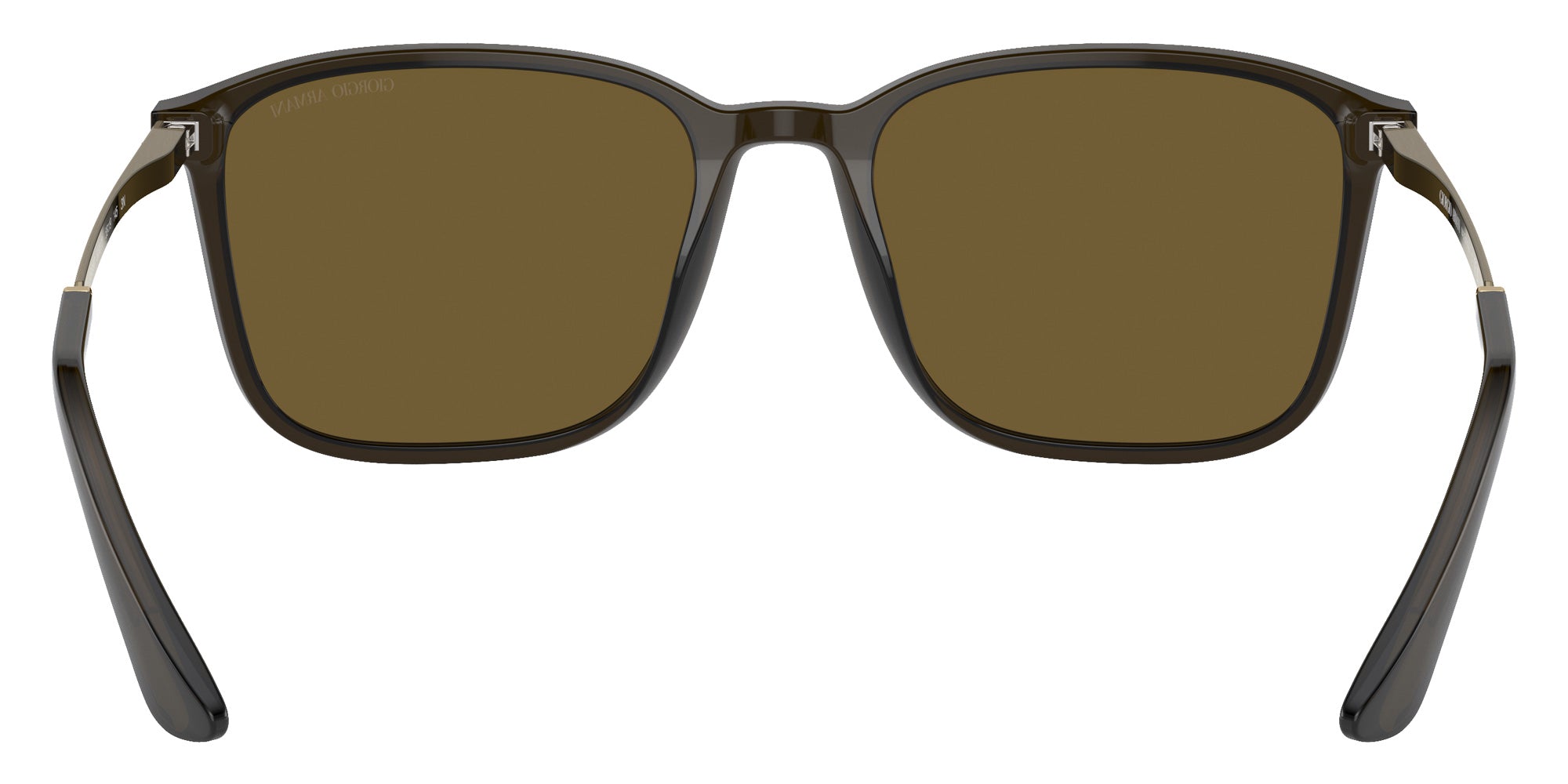 GIORGIO ARMANI AR8197 503073 55 - Transparent Olive Green / Dark Brown #id:ar8197503073_s:100115