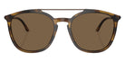 GIORGIO ARMANI AR8198 603773 54 - Striped Brown / Dark Brown #id:ar8198603773_s:100100