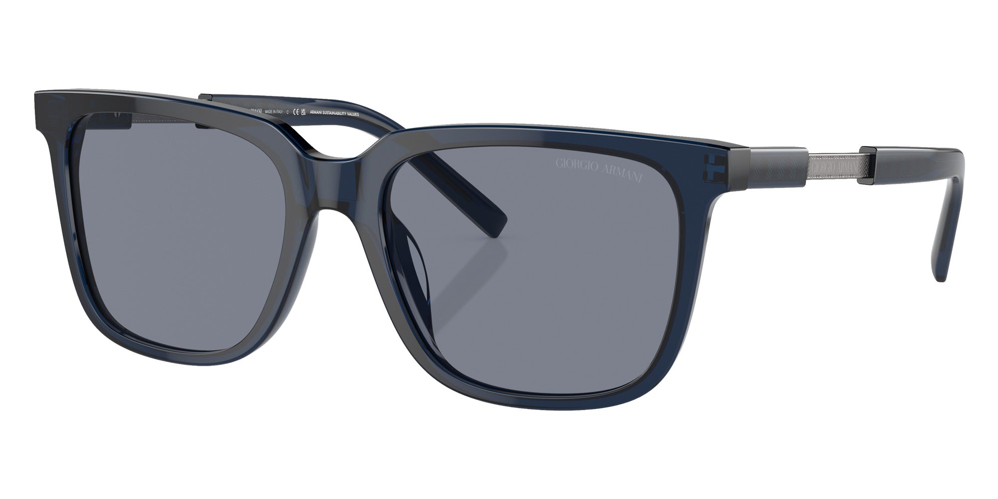 GIORGIO ARMANI AR8202U 604719 55 - Transparent Blue / Blue #id:ar8202u604719_s:100105