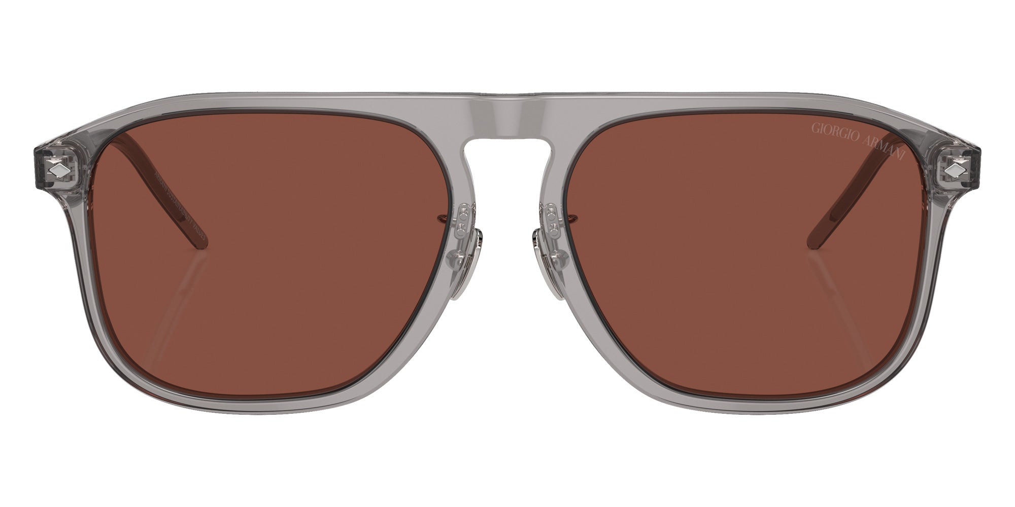 GIORGIO ARMANI AR8212F 6070C5 58 - Transparent Gray / Red #id:ar8212f6070c5_s:100100
