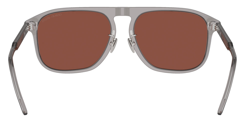 GIORGIO ARMANI AR8212F 6070C5 58 - Transparent Gray / Red #id:ar8212f6070c5_s:100115