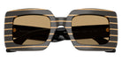 GIORGIO ARMANI AR8241U 622673 48 - Thin Striped Black/Gold / Brown #id:ar8241u622673_s:100120