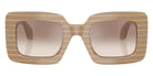 GIORGIO ARMANI AR8241U 631094 48 - Striped Beige/Gold Block / Gradient Brown Mirrored Silver #id:ar8241u631094_s:102100