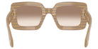 GIORGIO ARMANI AR8241U 631094 48 - Striped Beige/Gold Block / Gradient Brown Mirrored Silver #id:ar8241u631094_s:102115
