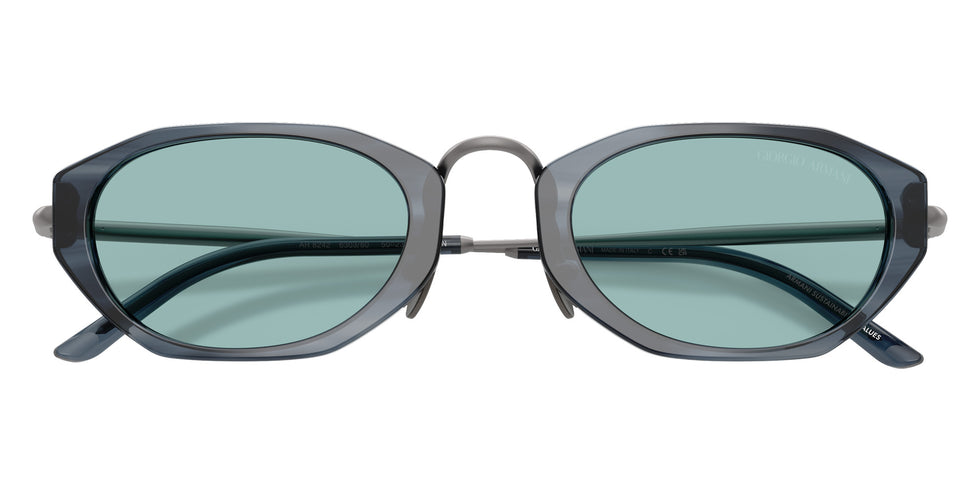 GIORGIO ARMANI AR8242 630380 50 - Striped Smoke / Blue #id:ar8242630380_s:100120