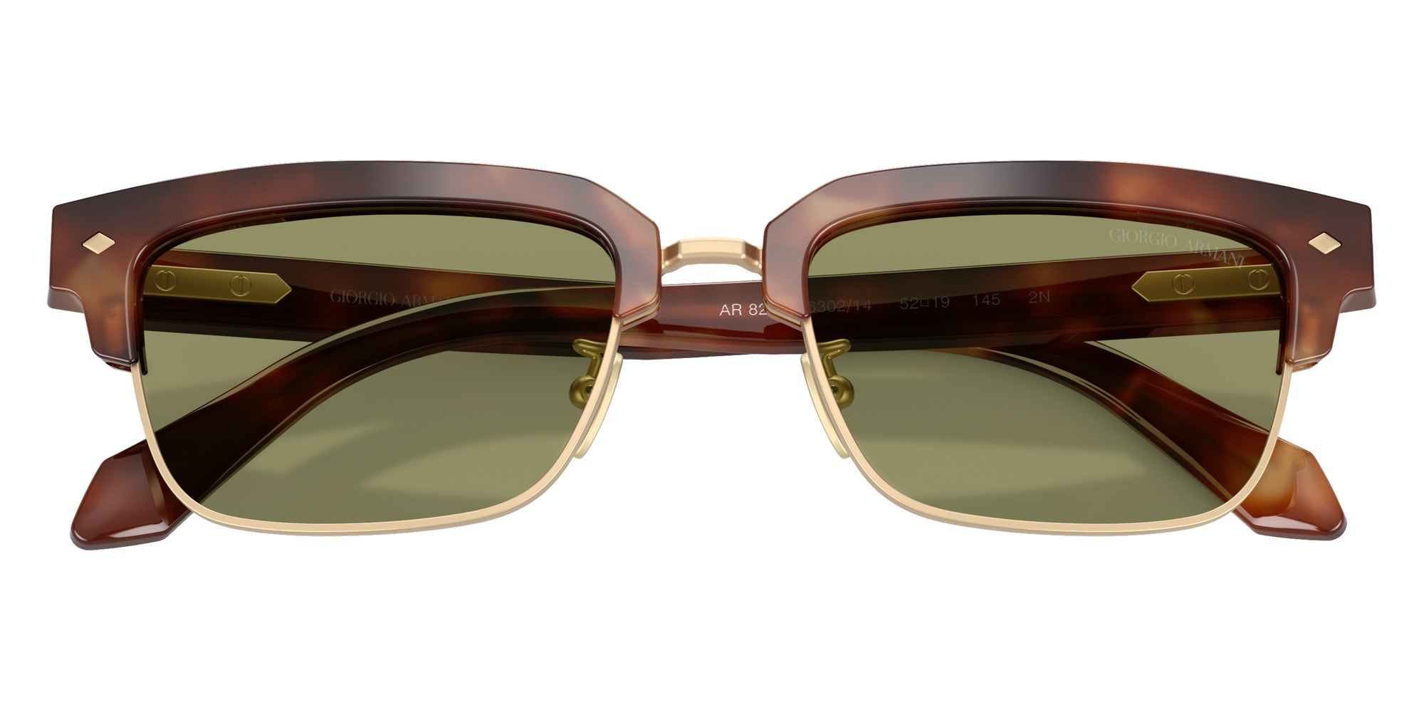 GIORGIO ARMANI AR8243 630214 52 - Brown Havana / Green #id:ar8243630214_s:102120
