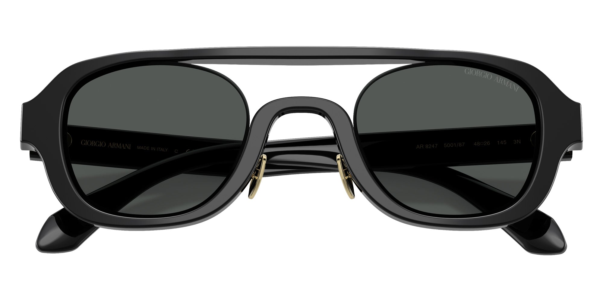 GIORGIO ARMANI AR8247 500187 48 - Black / Dark Gray #id:ar8247500187_s:100120