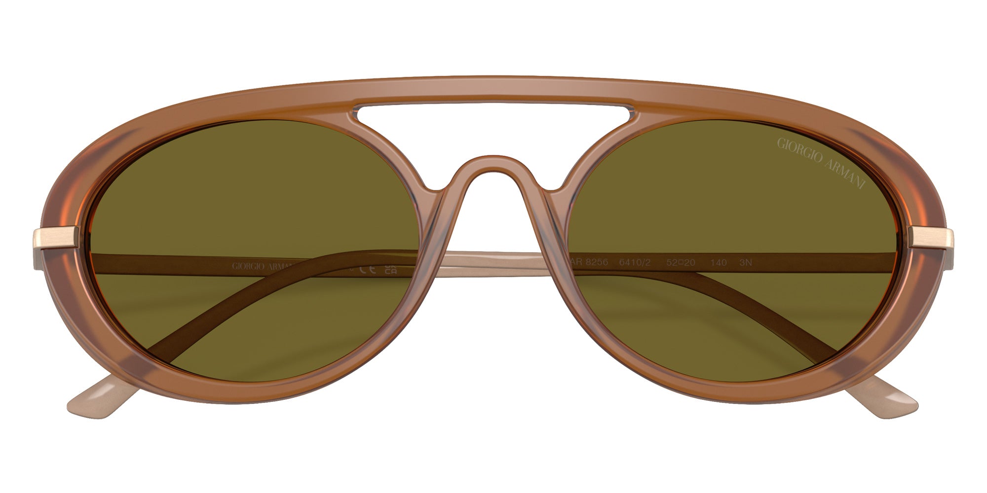 GIORGIO ARMANI AR8256 6410/2 52 - Transparent Brown #id:ar825664102_s:102100