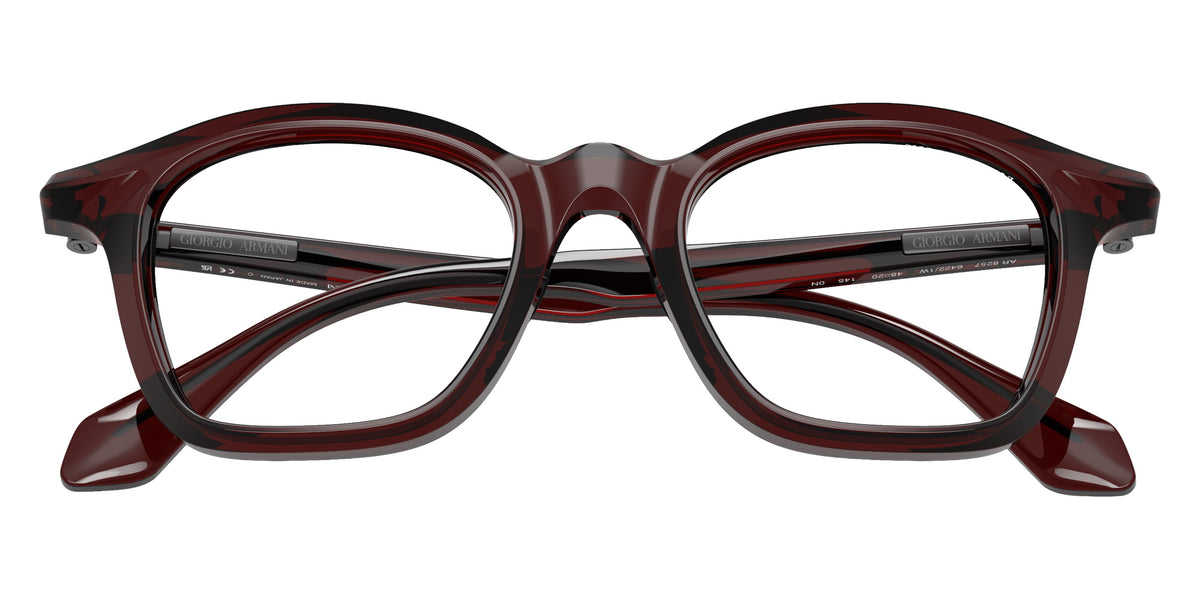 GIORGIO ARMANI AR8257 64221W 48 - Transparent Burgundy / Clear #id:ar825764221w_s:100120