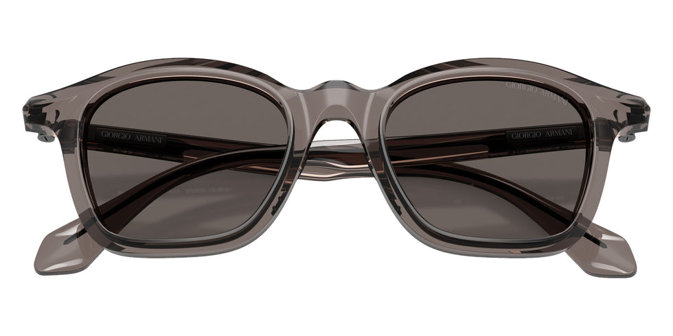 GIORGIO ARMANI AR8257 6423B1 48 - Transparent Dark Gray / Dark Gray #id:ar82576423b1_s:102120