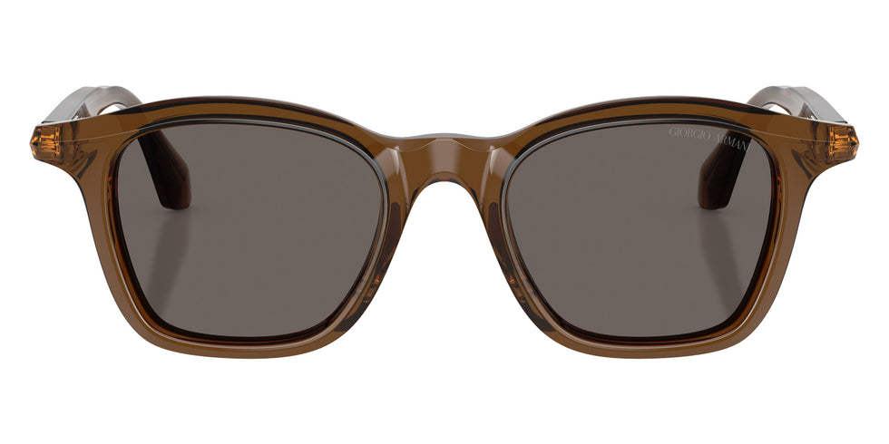 GIORGIO ARMANI AR8257 642453 48 - Transparent Dark Brown / Dark Brown #id:ar8257642453_s:104100