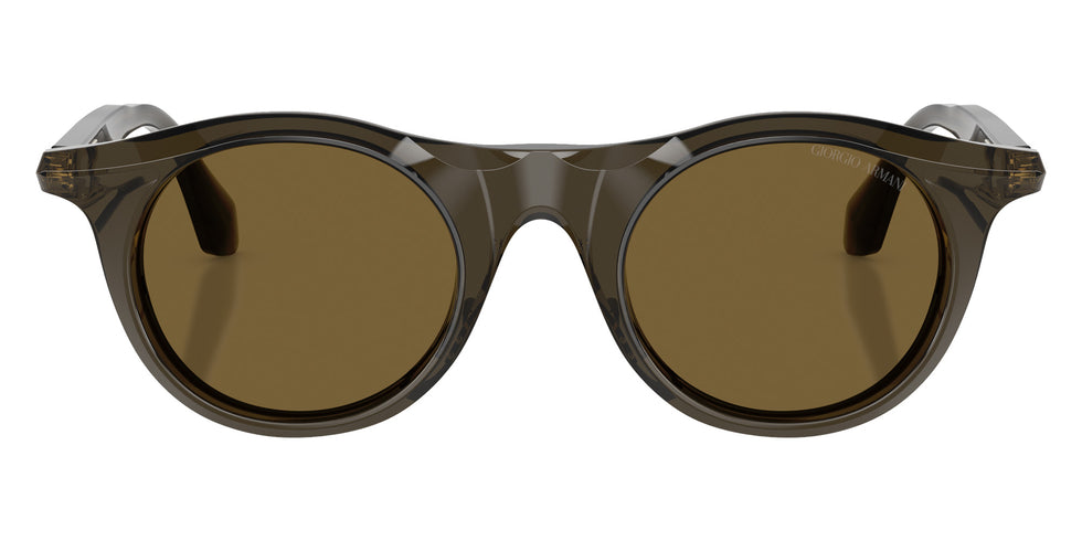GIORGIO ARMANI AR8258 641973 47 - Transparent Green / Dark Brown #id:ar8258641973_s:100100
