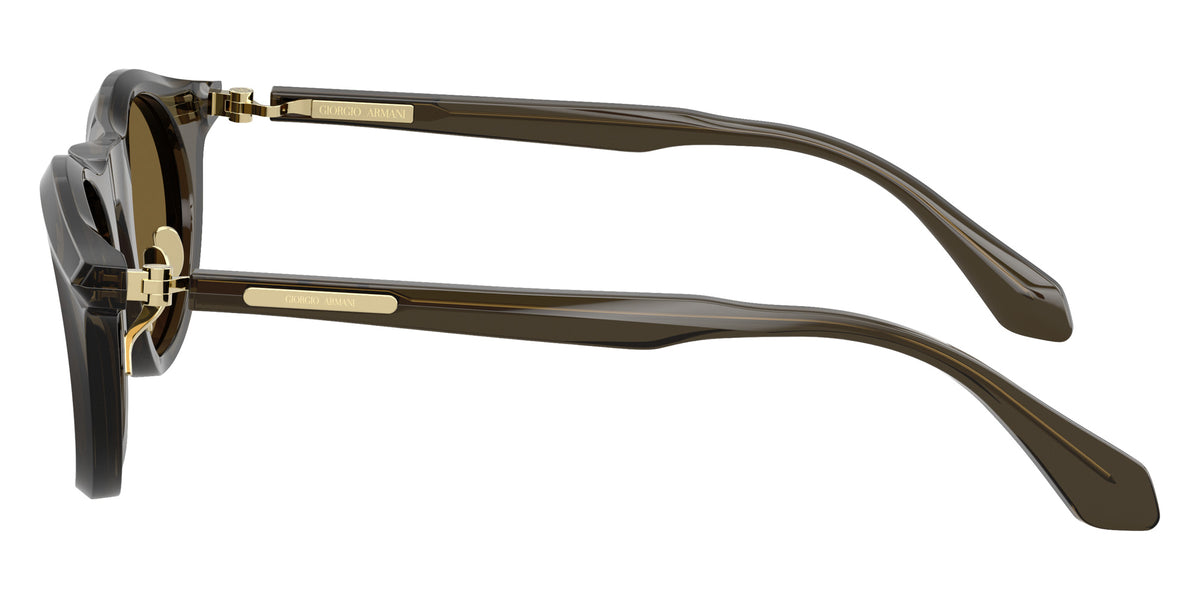 GIORGIO ARMANI AR8258 641973 47 - Transparent Green / Dark Brown #id:ar8258641973_s:100110