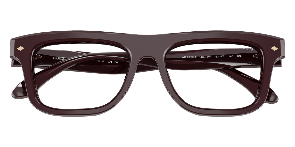 GIORGIO ARMANI AR8259U 64331W 53 - Bordeaux / Clear #id:ar8259u64331w_s:108120