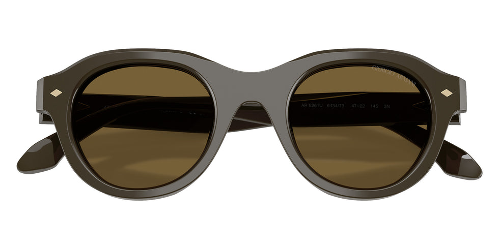 GIORGIO ARMANI AR8261U 643473 47 - Green / Dark Brown #id:ar8261u643473_s:108120