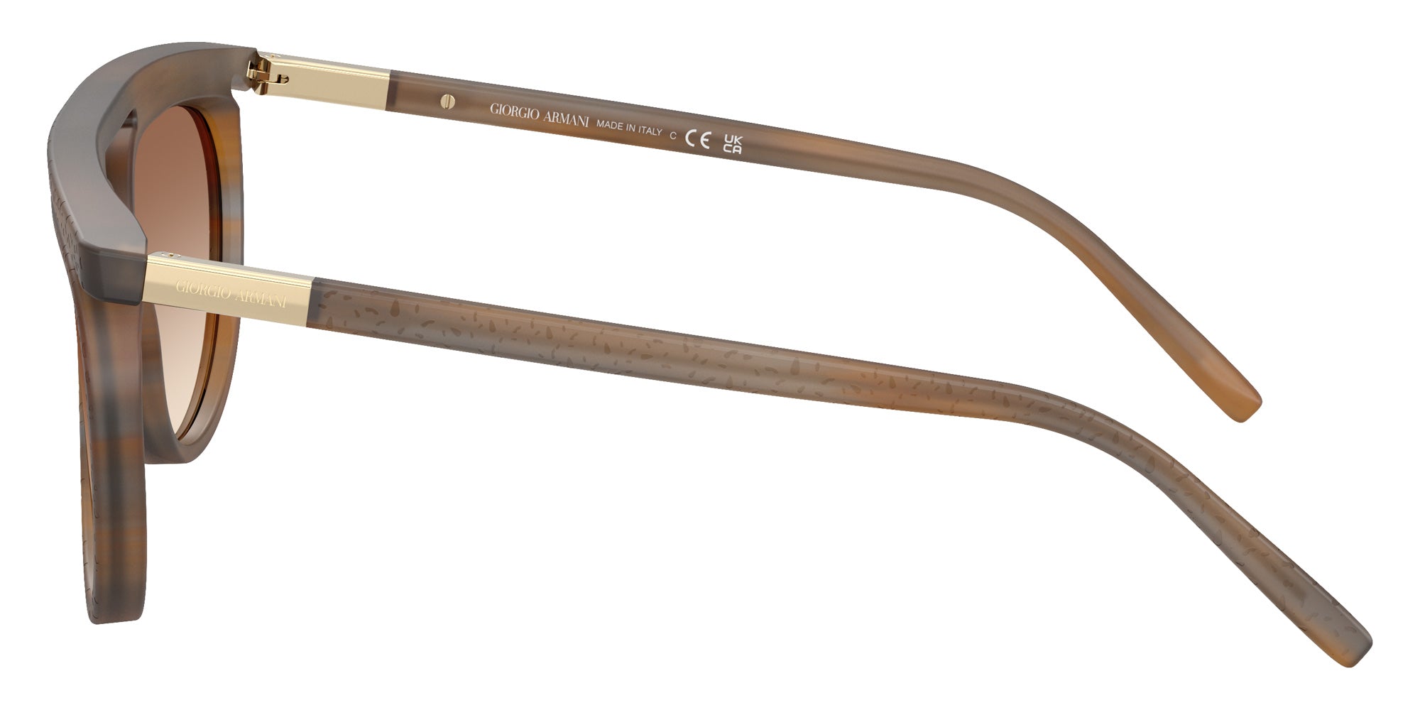 GIORGIO ARMANI AR8262 642913 58 - Matte Striped Brown #id:ar8262642913_s:102110