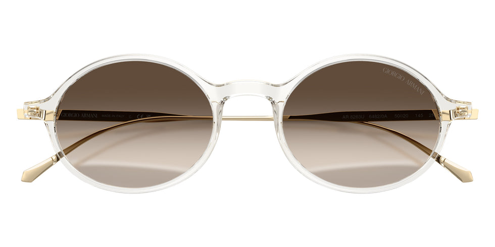 GIORGIO ARMANI AR8263U 64820A 50 - Transparent Yellow / Brown Gradient Gray #id:ar8263u64820a_s:100120