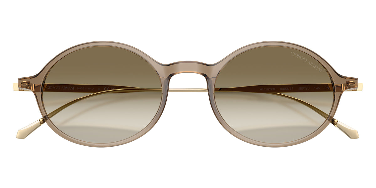 GIORGIO ARMANI AR8263U 648313 50 - Transparent Green / Gradient Brown #id:ar8263u648313_s:102120