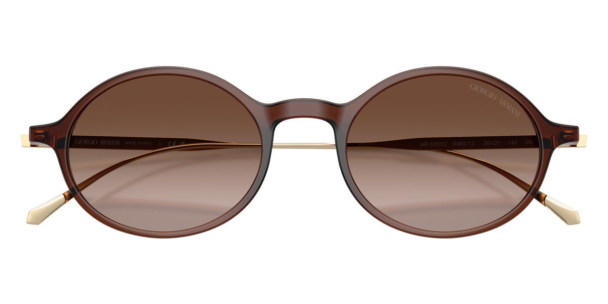 GIORGIO ARMANI AR8263U 648413 50 - Transparent Brown / Brown Gradient #id:ar8263u648413_s:104120