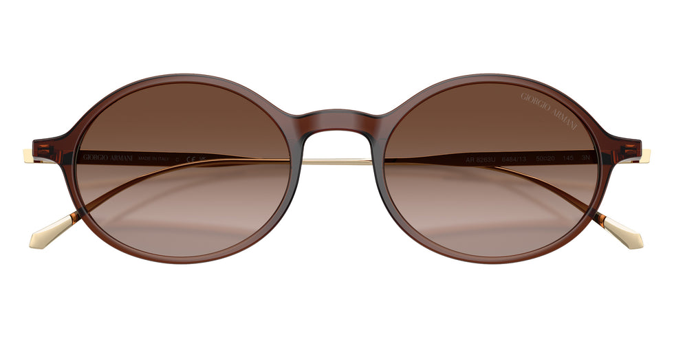 GIORGIO ARMANI AR8263U 648413 50 - Transparent Brown / Brown Gradient #id:ar8263u648413_s:104120