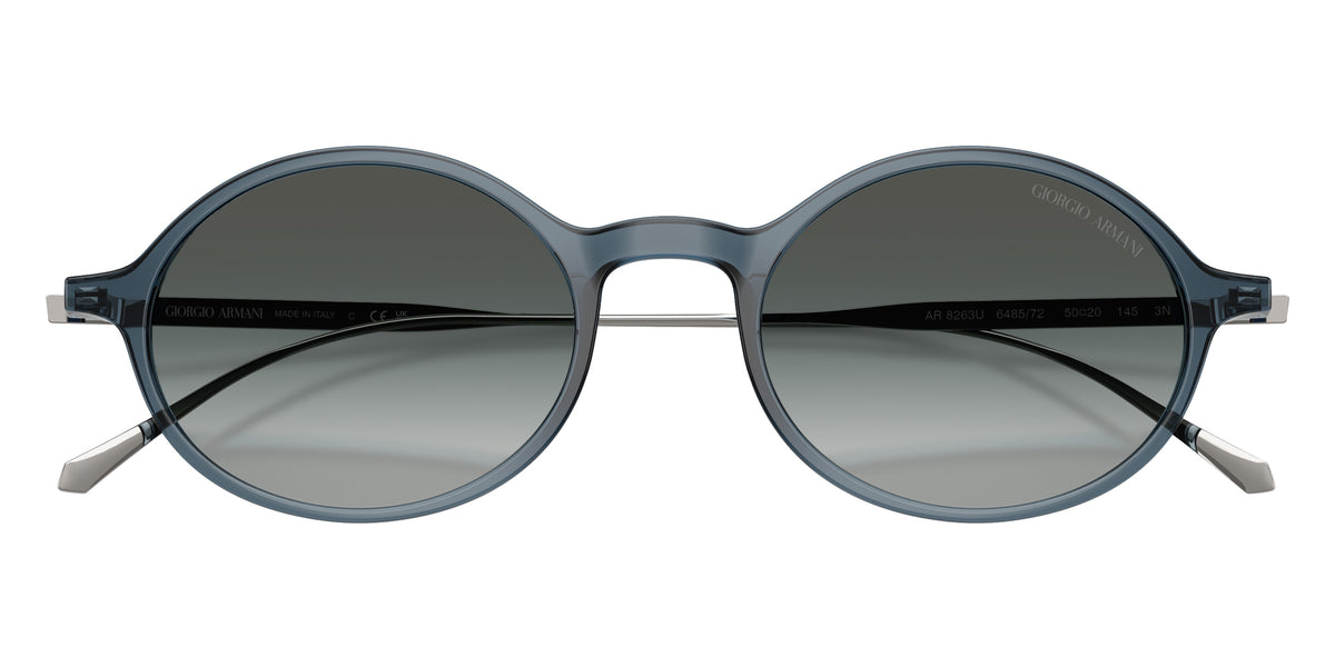GIORGIO ARMANI AR8263U 648572 50 - Transparent Blue / Smoke Gradient Green #id:ar8263u648572_s:106120