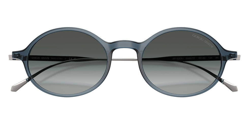 GIORGIO ARMANI AR8263U 648572 50 - Transparent Blue / Smoke Gradient Green #id:ar8263u648572_s:106120