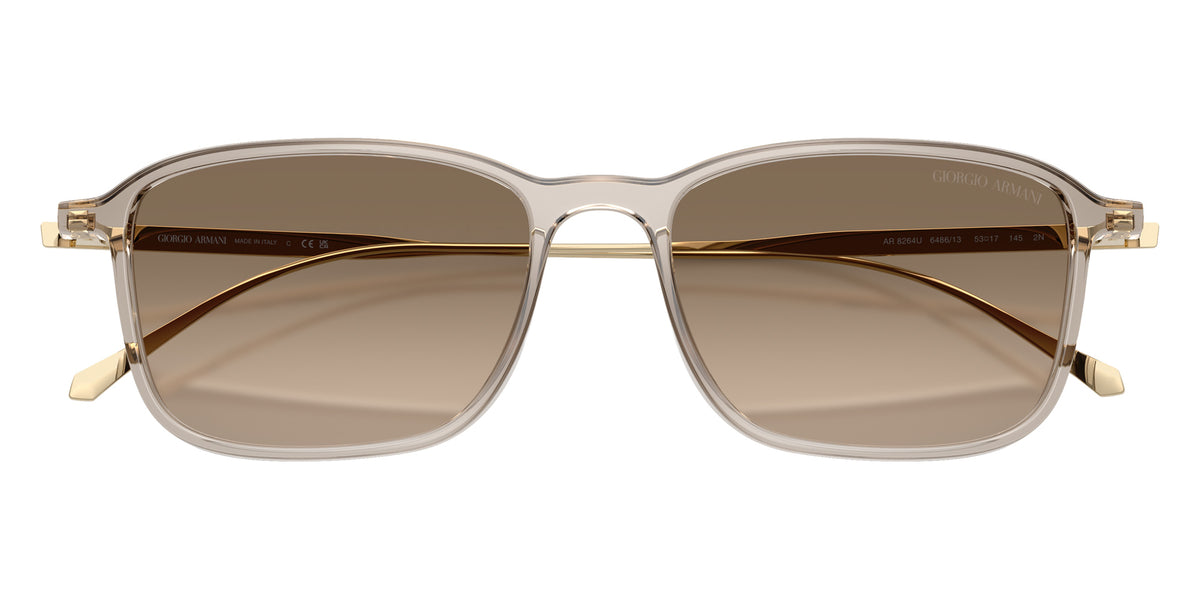 GIORGIO ARMANI AR8264U 648613 53 - Transparent Brown / Brown Gradient #id:ar8264u648613_s:100120