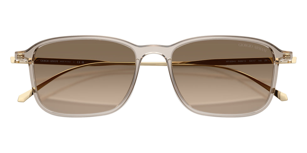 GIORGIO ARMANI AR8264U 648613 53 - Transparent Brown / Brown Gradient #id:ar8264u648613_s:100120
