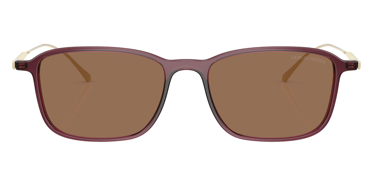 GIORGIO ARMANI AR8264U 648773 53 - Transparent Burgundy / Dark Brown #id:ar8264u648773_s:102100