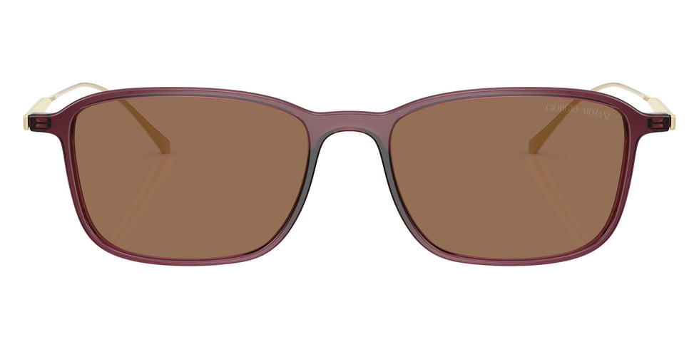 GIORGIO ARMANI AR8264U 648773 53 - Transparent Burgundy / Dark Brown #id:ar8264u648773_s:102100