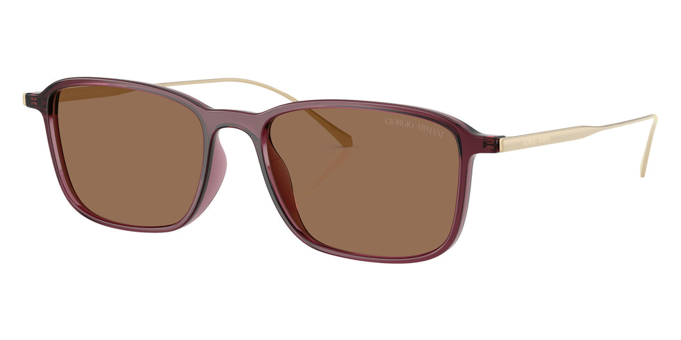 GIORGIO ARMANI AR8264U 648773 53 - Transparent Burgundy / Dark Brown #id:ar8264u648773_s:102105