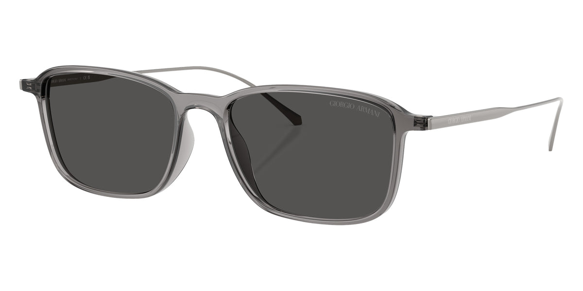GIORGIO ARMANI AR8264U 648987 53 - Transparent Gray / Dark Gray #id:ar8264u648987_s:106105