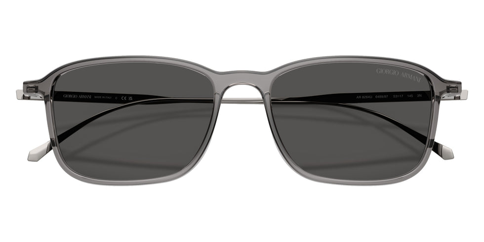 GIORGIO ARMANI AR8264U 648987 53 - Transparent Gray / Dark Gray #id:ar8264u648987_s:106120