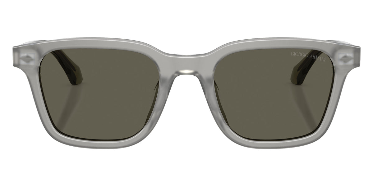 GIORGIO ARMANI AR8265U 647471 50 - Matte Transparent Gray / Dark Brown #id:ar8265u647471_s:102100