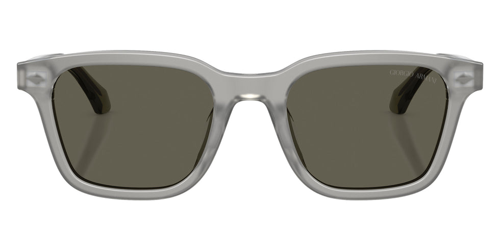 GIORGIO ARMANI AR8265U 647471 50 - Matte Transparent Gray / Dark Brown #id:ar8265u647471_s:102100