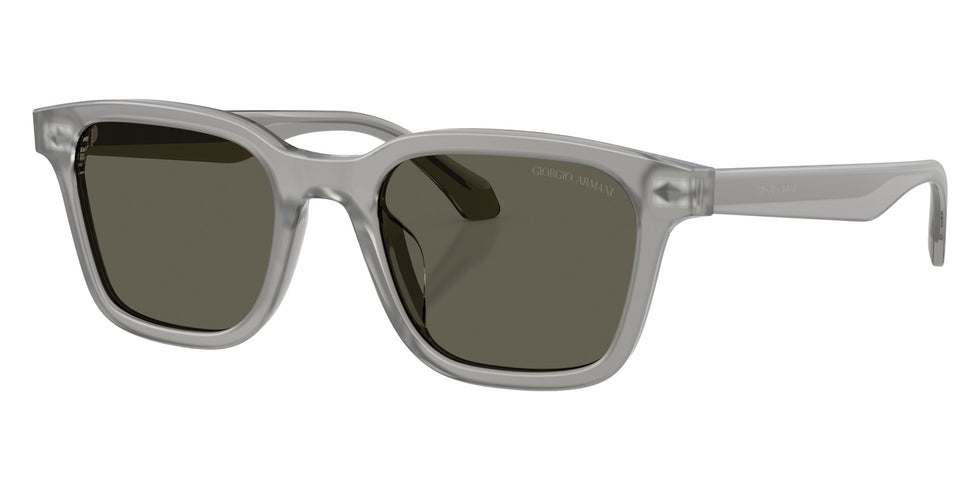 GIORGIO ARMANI AR8265U 647471 50 - Matte Transparent Gray / Dark Brown #id:ar8265u647471_s:102105