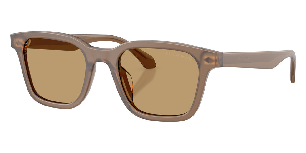GIORGIO ARMANI AR8265U 647573 50 - Matte Transparent Brown / Brown #id:ar8265u647573_s:104105