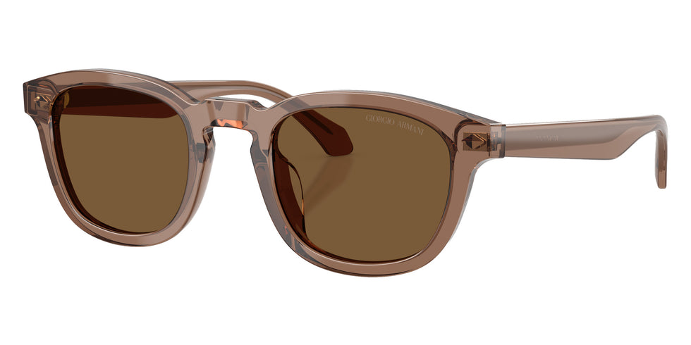 GIORGIO ARMANI AR8266U 646973 49 - Transparent Mink Brown / Brown #id:ar8266u646973_s:100105