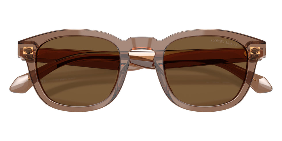 GIORGIO ARMANI AR8266U 646973 49 - Transparent Mink Brown / Brown #id:ar8266u646973_s:100120