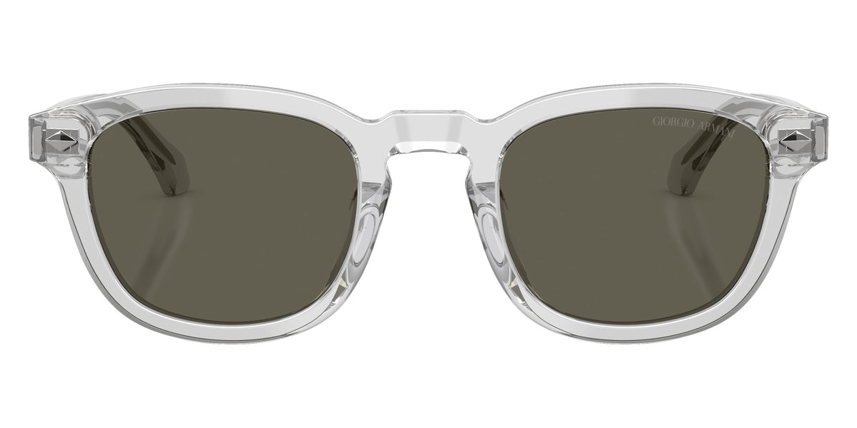 GIORGIO ARMANI AR8266U 647071 49 - Transparent Gray / Dark Brown #id:ar8266u647071_s:102100