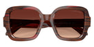 GIORGIO ARMANI AR8268U 647913 51 - Striped Burgundy / Gradient Brown #id:ar8268u647913_s:104120