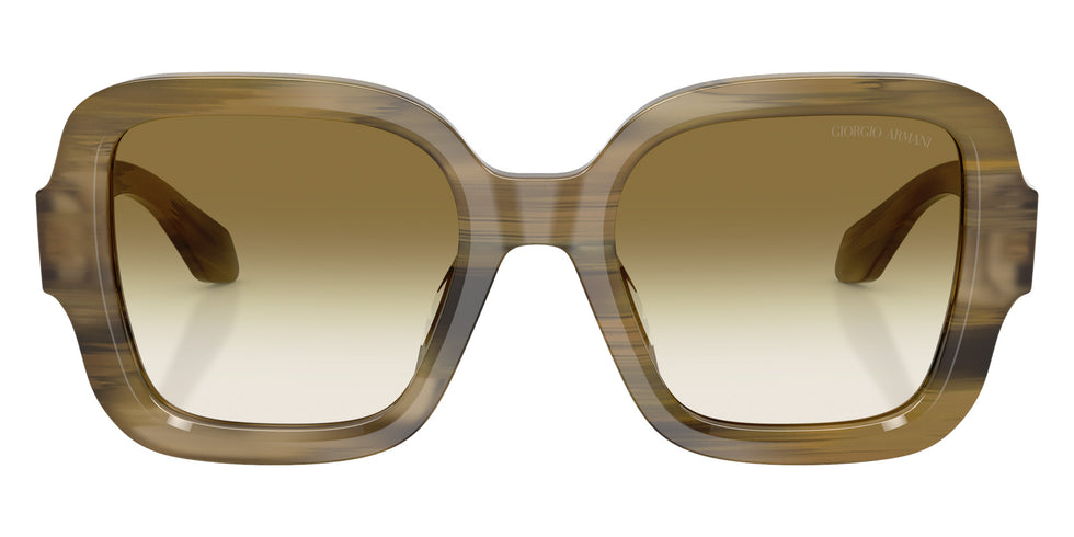 GIORGIO ARMANI AR8268U 64808E 51 - Striped Green / Clear Gradient Dark Green #id:ar8268u64808e_s:106100